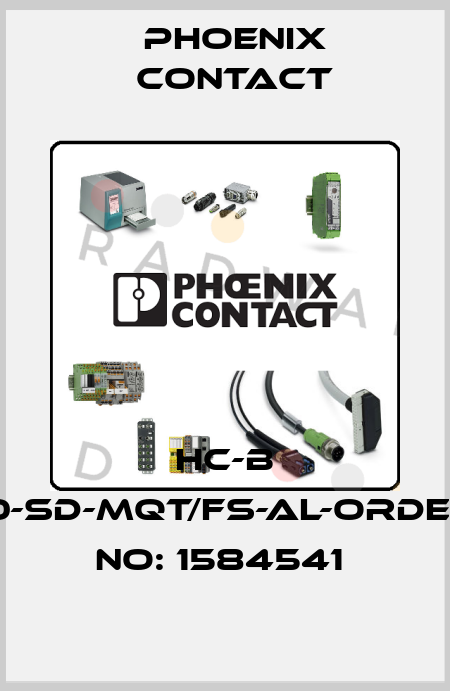 HC-B 10-SD-MQT/FS-AL-ORDER NO: 1584541  Phoenix Contact