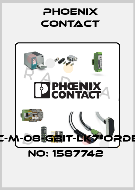 HC-M-08-GBIT-LK7-ORDER NO: 1587742  Phoenix Contact