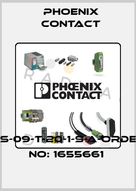 VS-09-T-20-1-S-A-ORDER NO: 1655661  Phoenix Contact