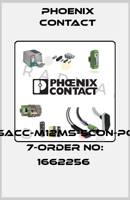 SACC-M12MS-5CON-PG 7-ORDER NO: 1662256  Phoenix Contact