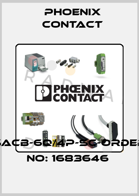 SACB-6Q/4P-SC-ORDER NO: 1683646  Phoenix Contact