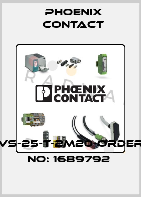 VS-25-T-2M20-ORDER NO: 1689792  Phoenix Contact