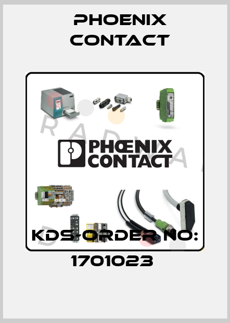 KDS-ORDER NO: 1701023  Phoenix Contact
