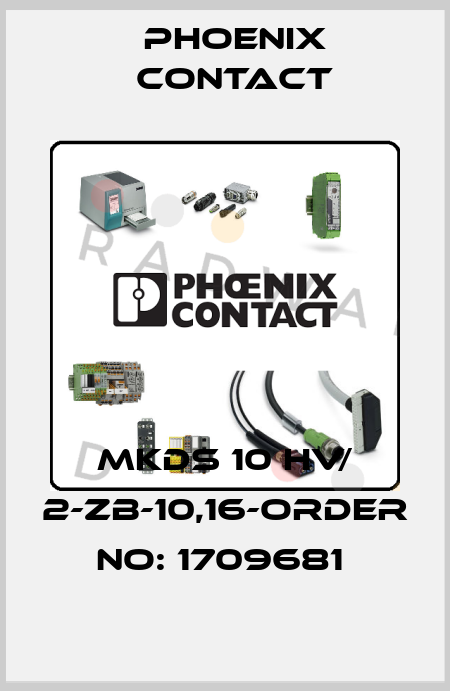 MKDS 10 HV/ 2-ZB-10,16-ORDER NO: 1709681  Phoenix Contact