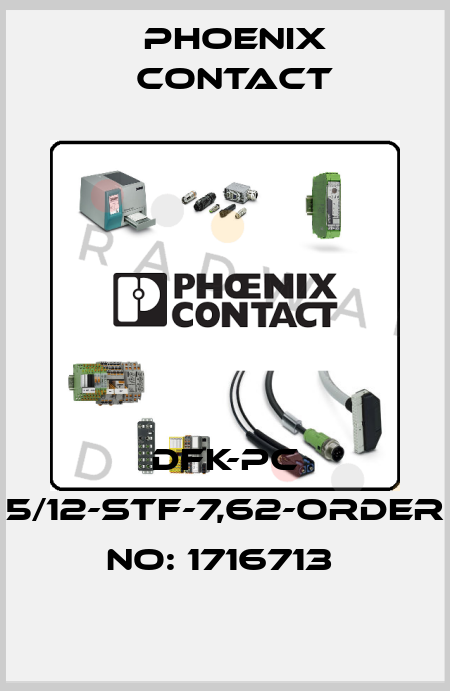 DFK-PC 5/12-STF-7,62-ORDER NO: 1716713  Phoenix Contact
