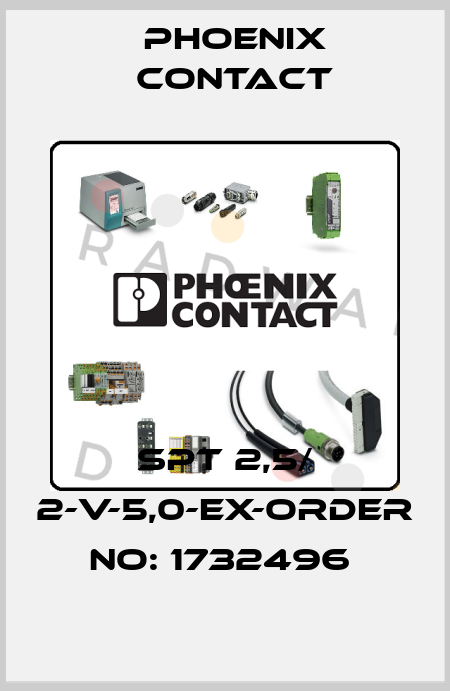 SPT 2,5/ 2-V-5,0-EX-ORDER NO: 1732496  Phoenix Contact