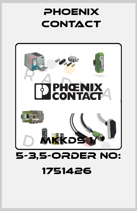 MKKDS 1/ 5-3,5-ORDER NO: 1751426  Phoenix Contact