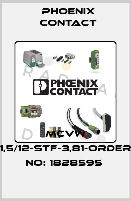 MCVW 1,5/12-STF-3,81-ORDER NO: 1828595  Phoenix Contact