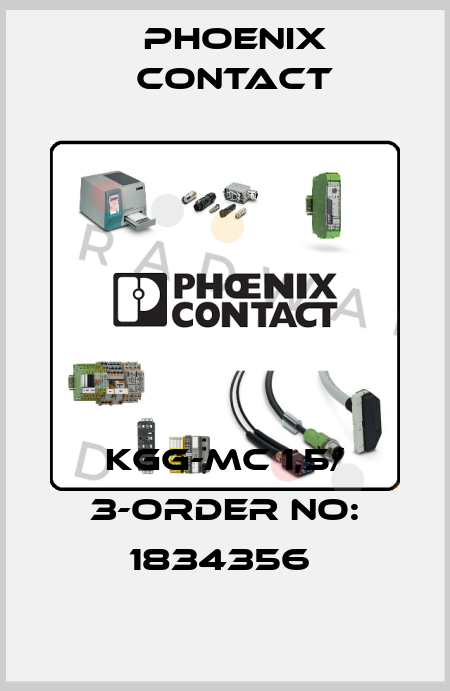 KGG-MC 1,5/ 3-ORDER NO: 1834356  Phoenix Contact