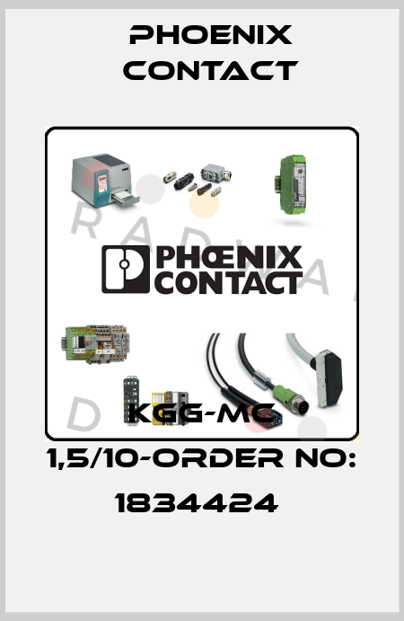 KGG-MC 1,5/10-ORDER NO: 1834424  Phoenix Contact