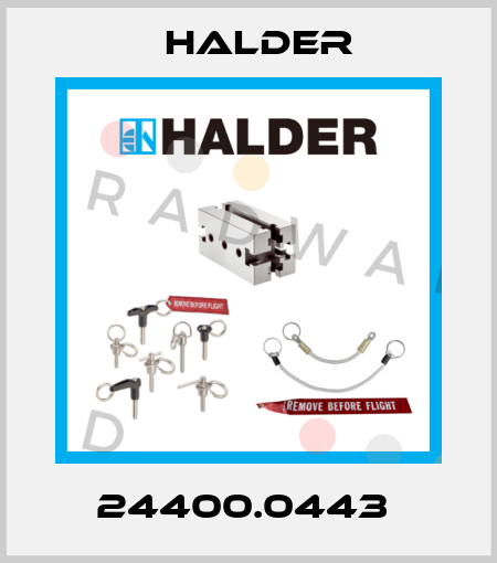 24400.0443  Halder