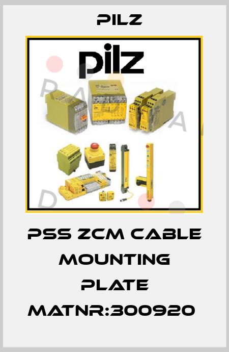 PSS ZCM Cable mounting plate MatNr:300920  Pilz
