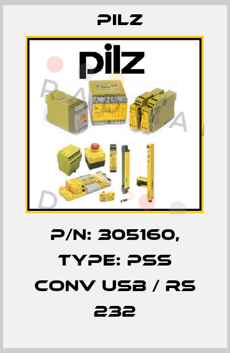p/n: 305160, Type: PSS Conv USB / RS 232 Pilz