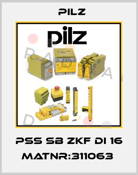 PSS SB ZKF DI 16 MatNr:311063  Pilz
