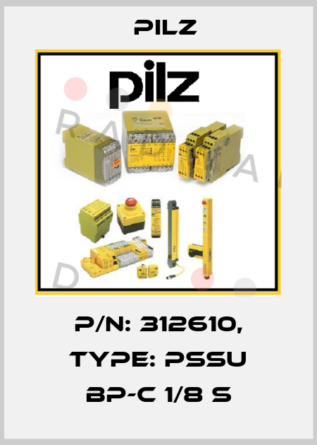 p/n: 312610, Type: PSSu BP-C 1/8 S Pilz