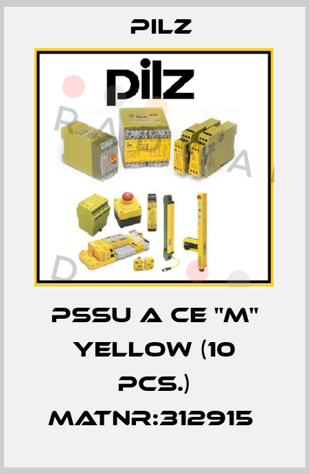 PSSu A CE "M" yellow (10 pcs.) MatNr:312915  Pilz