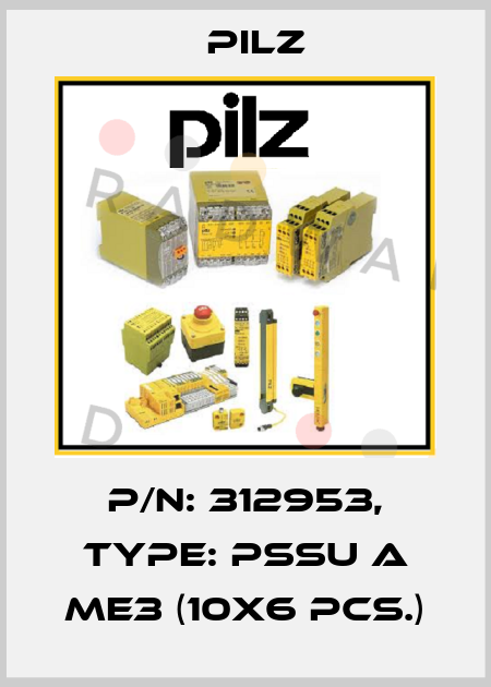 p/n: 312953, Type: PSSu A ME3 (10x6 pcs.) Pilz