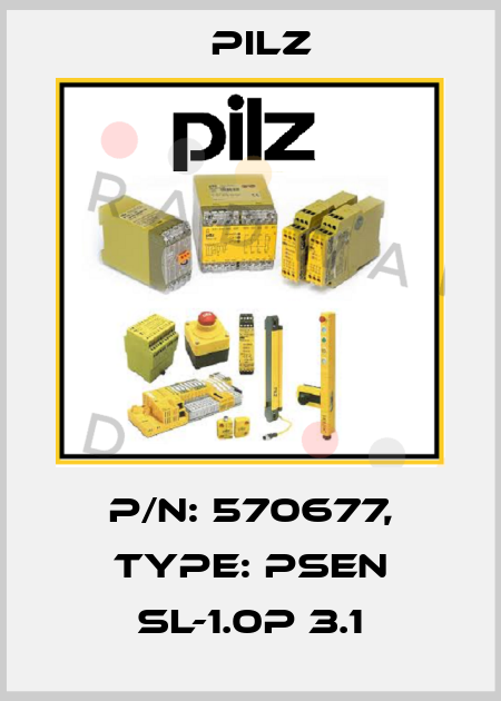 p/n: 570677, Type: PSEN sl-1.0p 3.1 Pilz