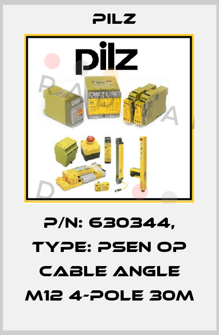p/n: 630344, Type: PSEN op cable angle M12 4-pole 30m Pilz