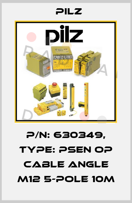 p/n: 630349, Type: PSEN op cable angle M12 5-pole 10m Pilz