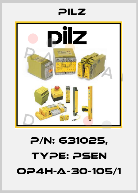 p/n: 631025, Type: PSEN op4H-A-30-105/1 Pilz