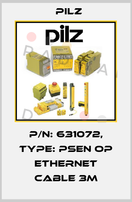p/n: 631072, Type: PSEN op Ethernet cable 3m Pilz