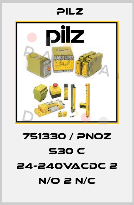 751330 / PNOZ s30 C 24-240VACDC 2 n/o 2 n/c Pilz