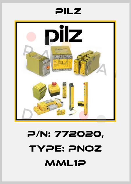 p/n: 772020, Type: PNOZ mml1p Pilz