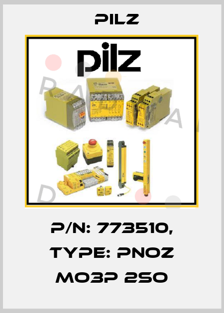p/n: 773510, Type: PNOZ mo3p 2so Pilz