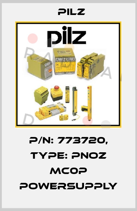 p/n: 773720, Type: PNOZ mc0p Powersupply Pilz