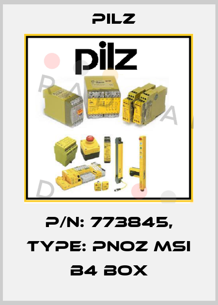 p/n: 773845, Type: PNOZ msi b4 Box Pilz