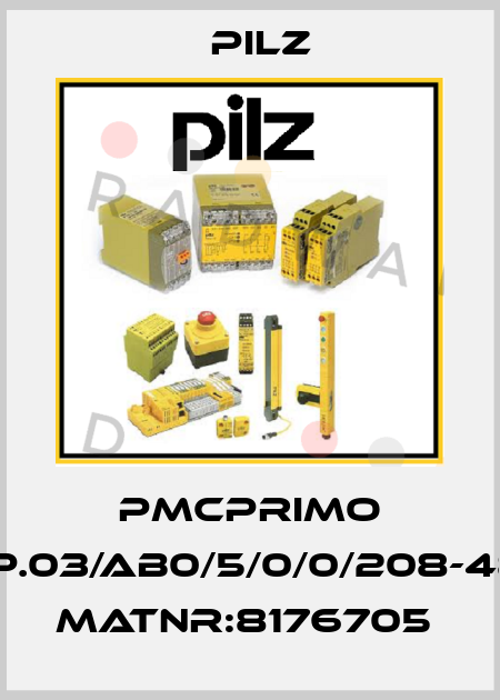 PMCprimo DriveP.03/AB0/5/0/0/208-480VAC MatNr:8176705  Pilz