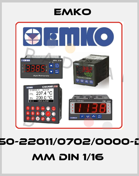 ESM-4450-22011/0702/0000-D:48x48 mm DIN 1/16  EMKO
