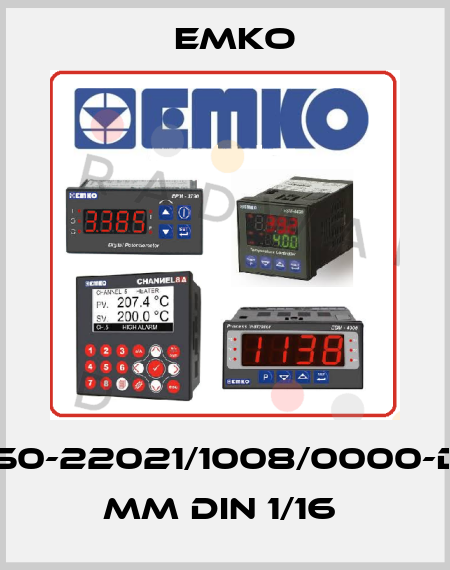 ESM-4450-22021/1008/0000-D:48x48 mm DIN 1/16  EMKO