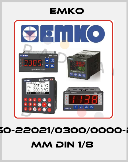 ESM-4950-22021/0300/0000-D:96x48 mm DIN 1/8  EMKO