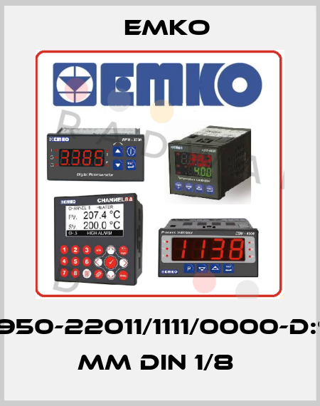 ESM-4950-22011/1111/0000-D:96x48 mm DIN 1/8  EMKO