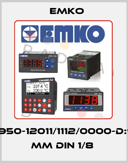 ESM-4950-12011/1112/0000-D:96x48 mm DIN 1/8  EMKO