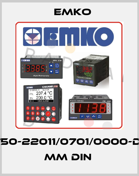 ESM-7750-22011/0701/0000-D:72x72 mm DIN  EMKO