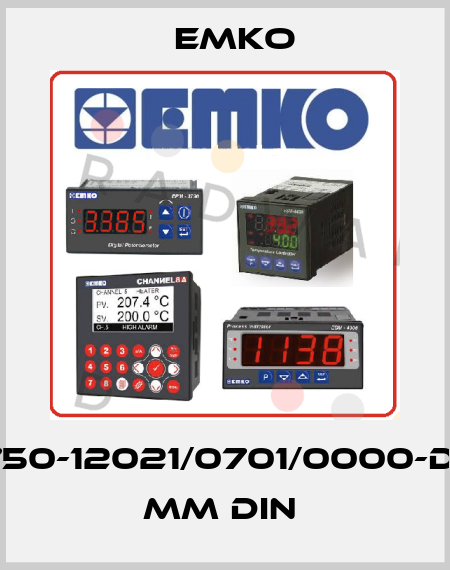 ESM-7750-12021/0701/0000-D:72x72 mm DIN  EMKO