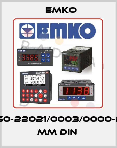 ESM-7750-22021/0003/0000-D:72x72 mm DIN  EMKO