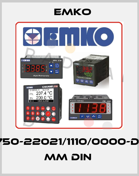ESM-7750-22021/1110/0000-D:72x72 mm DIN  EMKO