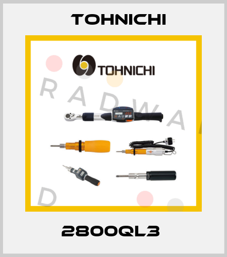 2800QL3  Tohnichi