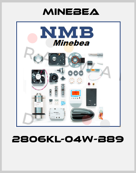 2806KL-04W-B89  Minebea