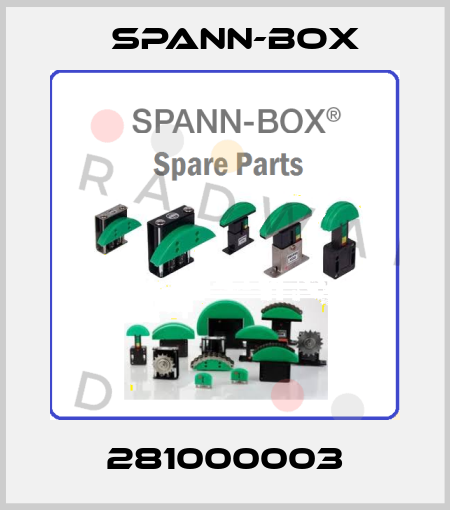 281000003 SPANN-BOX