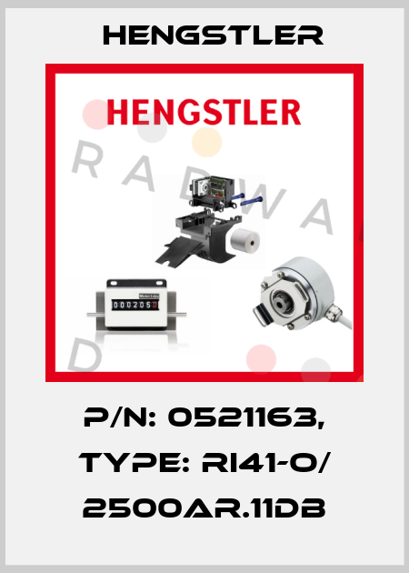 p/n: 0521163, Type: RI41-O/ 2500AR.11DB Hengstler