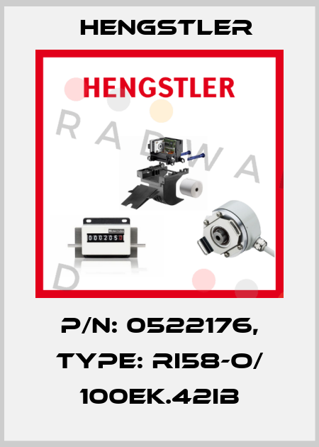 p/n: 0522176, Type: RI58-O/ 100EK.42IB Hengstler