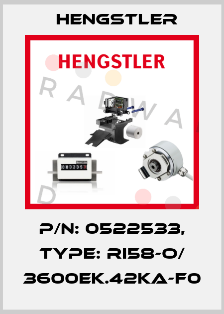 p/n: 0522533, Type: RI58-O/ 3600EK.42KA-F0 Hengstler