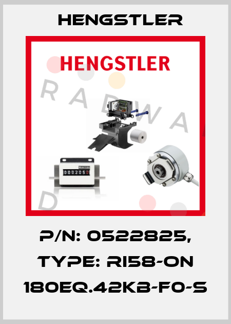 p/n: 0522825, Type: RI58-ON 180EQ.42KB-F0-S Hengstler