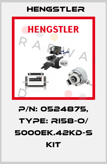 p/n: 0524875, Type: RI58-O/ 5000EK.42KD-S KIT Hengstler