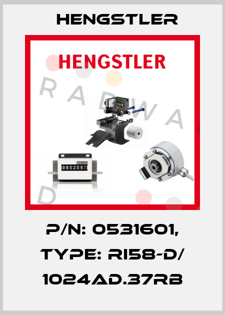p/n: 0531601, Type: RI58-D/ 1024AD.37RB Hengstler